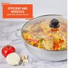 image:imageIMUSA 11 Qt Cast Aluminum Caldero with Glass Lid Oven Safe