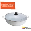 image:imageIMUSA 11 Qt Cast Aluminum Caldero with Glass Lid Oven Safe