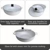 image:imageIMUSA 11 Qt Cast Aluminum Caldero with Glass Lid Oven Safe